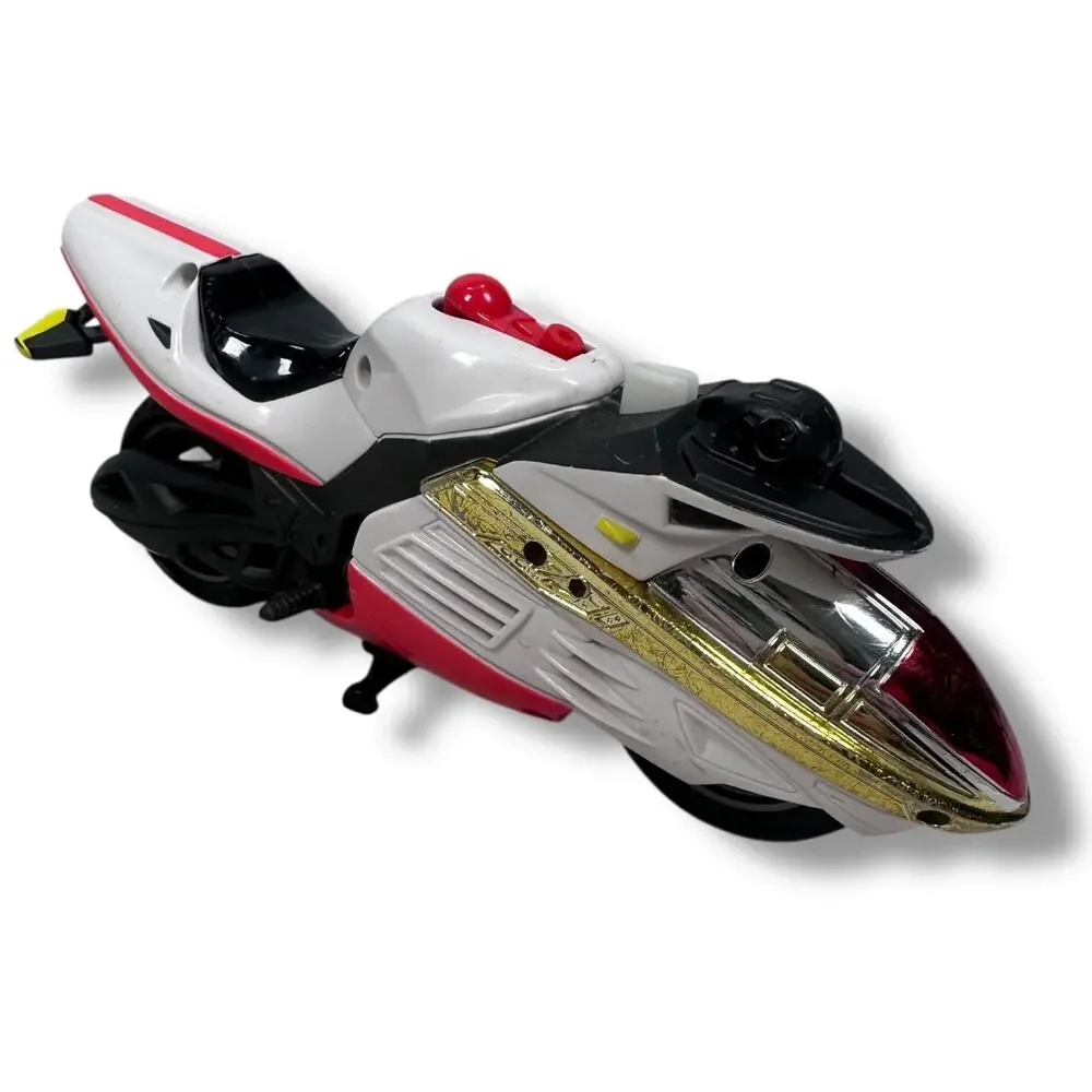 Bandai Power Ranger Time Force Red Vector Cycle Action Vehicle Toy 8
